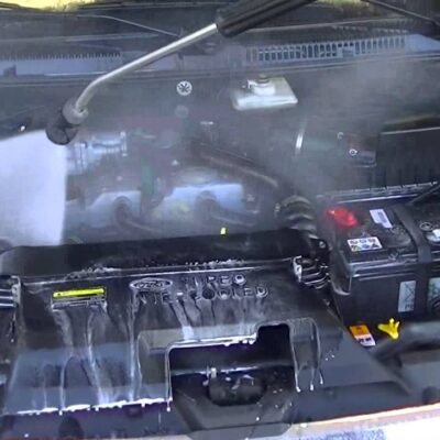 LAVADO DE MOTOR CON AGUA FRIA