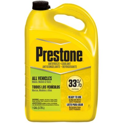 PRESTONE - Extended Life Antifreeze/Coolant (Refrigerante/Anticongelante) - Mezcla Precisa 33% 3.78 lts