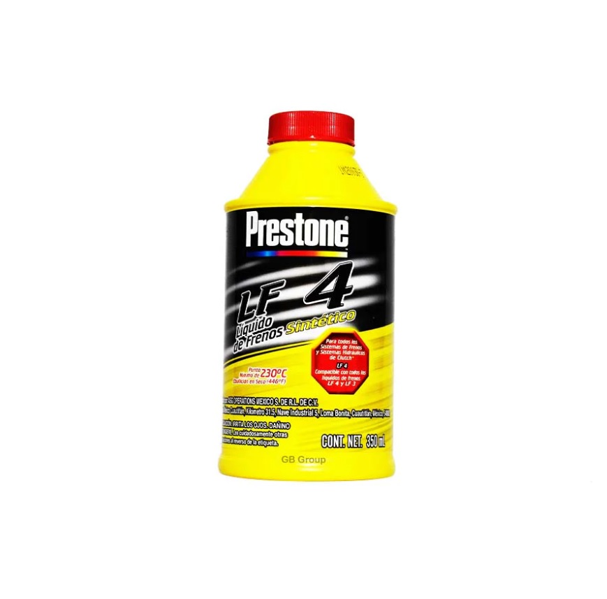 Prestone Líquido de Frenos Sintético LF4 DOT4 350 ml – JM Lubricentro