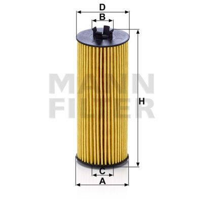FILTRO ACEITE MANN FILTER (ELEMENTO) HU 6009Z