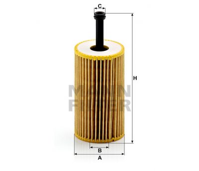 FILTRO ACEITE MANN FILTER (ELEMENTO) HU 612X