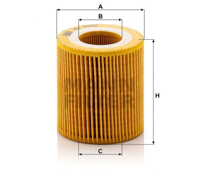 FILTRO ACEITE MANN FILTER (ELEMENTO) HU 7002Z