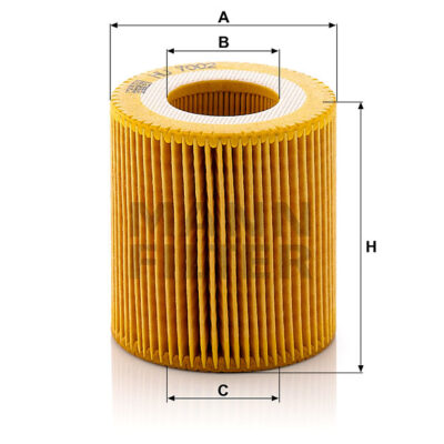 FILTRO ACEITE MANN FILTER (ELEMENTO) HU 7002Z