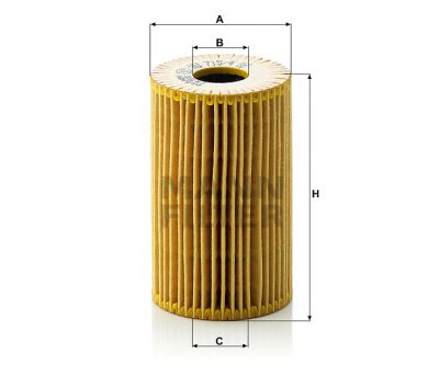 FILTRO ACEITE MANN FILTER (ELEMENTO) HU 715/4X