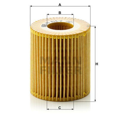 FILTRO ACEITE MANN FILTER (ELEMENTO) HU 815/2X BMW SERIES: 1,3, 5, X, Z