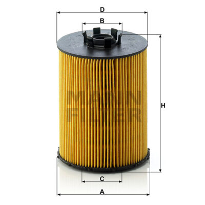 FILTRO ACEITE MANN FILTER (ELEMENTO) HU 823X