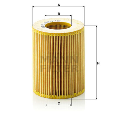 FILTRO ACEITE MANN FILTER (ELEMENTO) HU 925/4Y