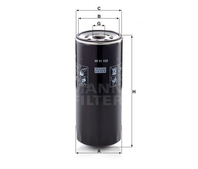 FILTRO ACEITE MANN FILTER W 11102