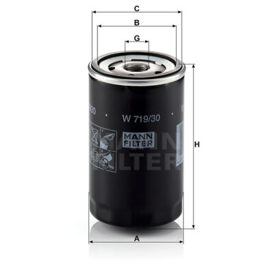 FILTRO ACEITE MANN FILTER W 719/30