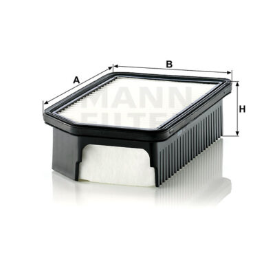 Filtro Aire  MANN FILTER C 26026 ó C 25016 (C 26036) HYUNDAI mod. Accent 1.4 y 1.6 2011 en adelante Nro. Parte: 28113-1R100 - 28113-B2000