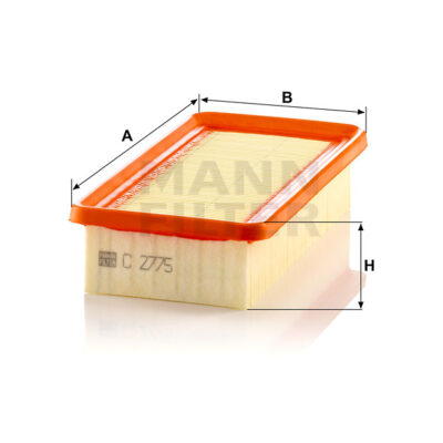 FILTRO AIRE MANN FILTER C 2775 Hyundai Accent OEM 28113-1G0000 (equivalente C 2628)