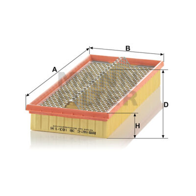 FILTRO AIRE MANN FILTER C 38163/1