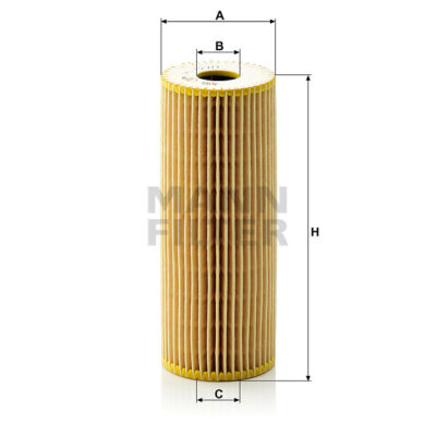 FILTRO ACEITE MANN FILTER (ELEMENTO) HU 727/1X ACTYON – KYRON – STAVIC – REXTON 06/12