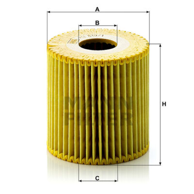 FILTRO ACEITE MANN FILTER (ELEMENTO) HU 819/1X