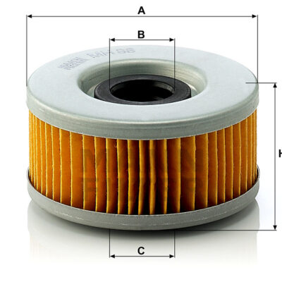 FILTRO ACEITE MANN FILTER (MOTO) MH 88