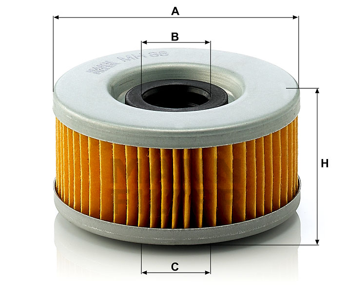 FILTRO ACEITE MANN FILTER (MOTO) MH 88