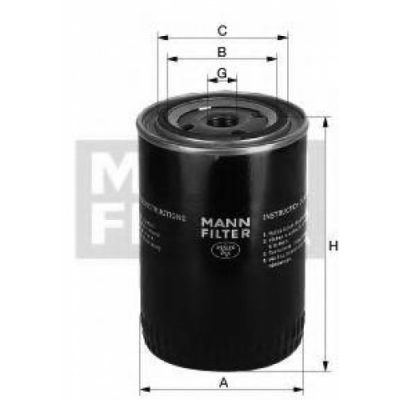 FILTRO ACEITE MANN FILTER W 610/82