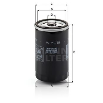 FILTRO ACEITE MANN FILTER W 719/15