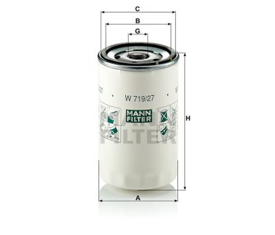 FILTRO Aceite  MANN FILTER W 719/27 / W 719/36