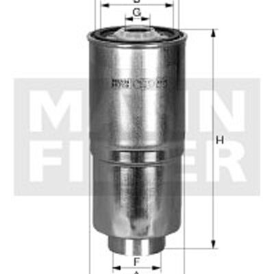 FILTRO PETROLEO MANN FILTER WK 850/1