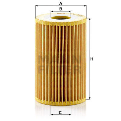 FILTRO ACEITE MANN FILTER (ELEMENTO) HU 7001X HYUNDAI ACCENT RB CRDI 11- OEM 26320-2A500