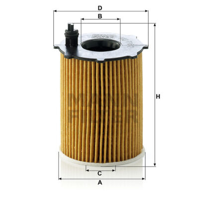 FILTRO ACEITE MANN FILTER (ELEMENTO) HU 716/2X