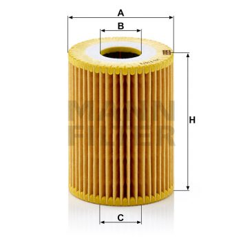 FILTRO ACEITE MANN FILTER (ELEMENTO) HU 719/3X CHEVROLET  CAPTIVA 2.0 DIESEL
