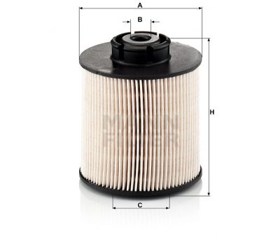 FILTRO PETROLEO MANN FILTER (ELEMENTO) PU 1046X