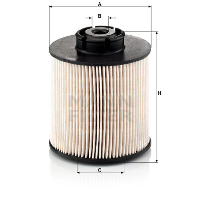 FILTRO PETROLEO MANN FILTER (ELEMENTO) PU 1046X