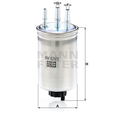 FILTRO PETROLEO MANN FILTER WK 829/3