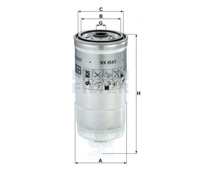FILTRO PETROLEO MANN FILTER WK 854/1