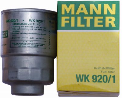 FILTRO PETROLEO MANN FILTER WK 920/1