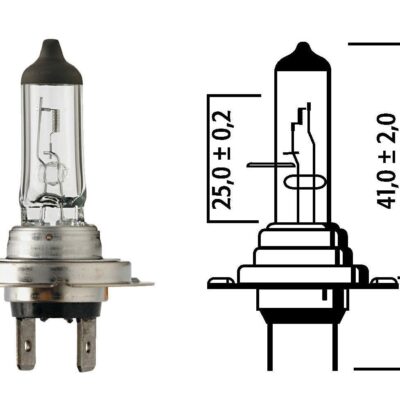 FLOSSER - AMPOLLETA HALOGENA H7 / 12V 55W / BASE PX26d / H7 / OEM: 2070