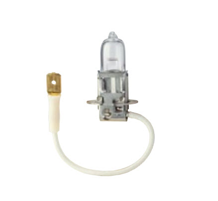 FLOSSER - AMPOLLETA HALOGENA H3 / 12V 55W / C/CHICOTE / BASE PK22s / H3 / OEM: 3320