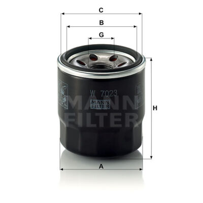 FILTRO ACEITE MANN FILTER W 7023