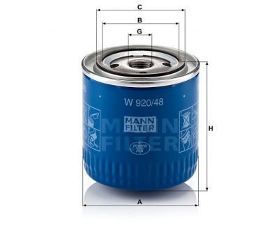 FILTRO ACEITE MANN FILTER W 920/48