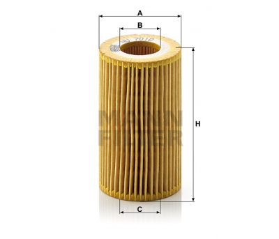 FILTRO ACEITE MANN FILTER (ELEMENTO) HU 7010Z