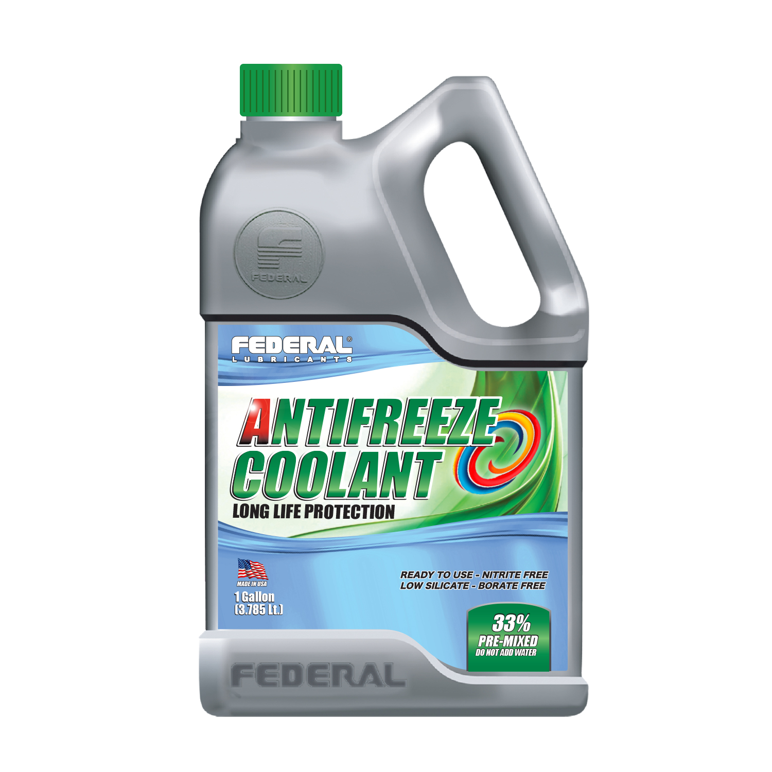 Federal Coolant Antifreeze Long Life Mezcla 33 3.78 lts JM Lubricentro