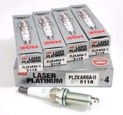 NGK - BUJIA PLZKAR6A-11 JAPON / NISSAN TIIDA 1.6 08-16 / QASHQAI-VERSA-MARCH-JUKE HR16DE / MR20DE / CAJA 4 UNIDADES