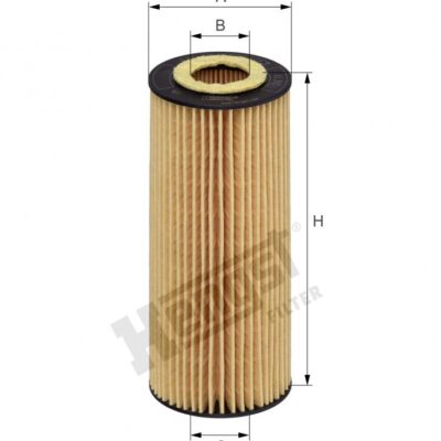 FILTRO ACEITE Hengst E28H01 D26 (ELEMENTO) - BMW X5 3.0L L6 DIESEL TURBOCHARGED 2013 - HU 721/4X