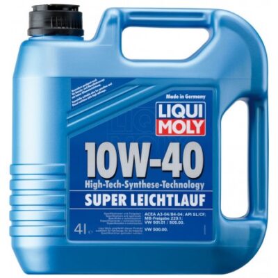Liqui Moly - Super Leichtlauf 10W-40 Tecnología Sintética 4 Lts