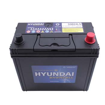 BATERIA HYUNDAI 45 AH 440 CCA NS60LS / 55B24LS HYUNDAI (-)(+)
