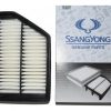FILTRO AIRE ORIGINAL SSANGYONG C 1473 KORANDO / KORANDO C AÑOS 2012 - 2017 ACTYON SPORTS 2.2 AÑO 2016 OEM: 2314034101 - Imagen 2