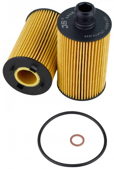 FILTRO ACEITE JS ASAKASHI (ELEMENTO) OE14001 - HU 613X SSANGYONG ACTYON SPORT- KORANDO C  2012/18 DIESEL