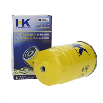 Filtro petroleo HK UC-206L - WK 824/1 - WK 8019 Hyundai H-1 08-16 Santa Fe / Tucson CRDi / Kia Sportage 2.0 OEM 31945-45700 (goma redonda)