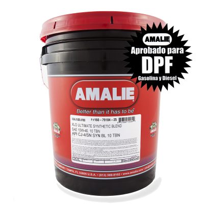 AMALIE -  XLO ULTIMATE 10W-40  SYNTHETIC BLEND DPF BALDE 19 lts