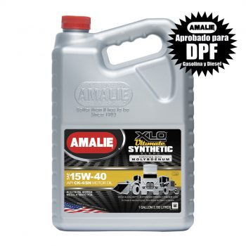 AMALIE -  XLO ULTIMATE 15W-40  SYNTHETIC BLEND (con Molibdeno) - DPF 3.78 lts