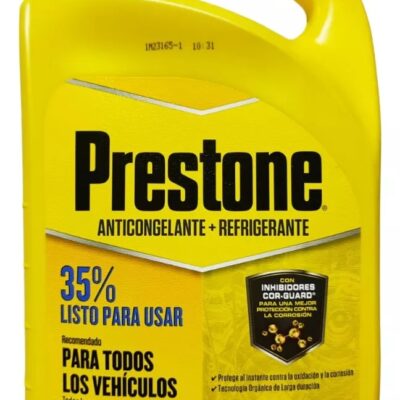 PRESTONE - Cor-Guard Extended Life Antifreeze/Coolant (Refrigerante/Anticongelante) - Mezcla 35% 3.78 lts