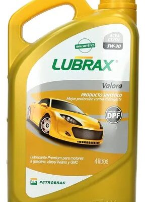 Lubrax Valora 5W-30 Full Sintético 4 lts (Gasolina / Diesel DPF)